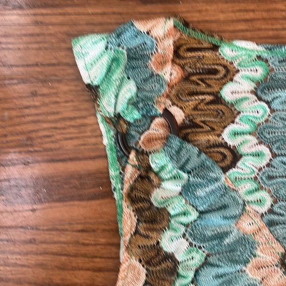 Becca Manu Bay Grass Plunge Dress Size L New With Tag - Picture 7 of 16